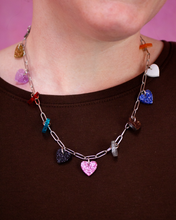 Load image into Gallery viewer, 12 Eras Hearts Charm Necklace