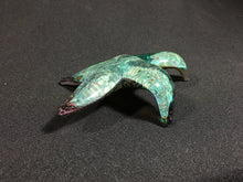 Load image into Gallery viewer, Silver Aqua Dichro Starfish