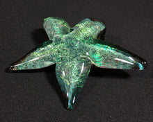 Load image into Gallery viewer, Silver Aqua Dichro Starfish