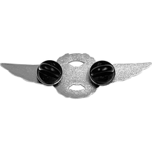 Load image into Gallery viewer, BL4-018 Full size Silver UAS FAA Commercial Drone Pilot Wings pin