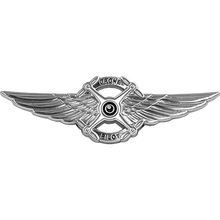 Load image into Gallery viewer, BL4-018 Full size Silver UAS FAA Commercial Drone Pilot Wings pin