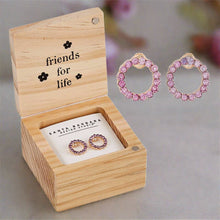 Load image into Gallery viewer, Sister Treasure Box Earrings | Flower Wreath-shaped Earrings | Giftable