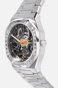Steel/Crystal Luxury Watch- 40MM