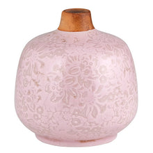 Load image into Gallery viewer, Small Ceramic Light Pink Bud Vase | Decorative Versatile Flower Pot | 4.52" x 4.92"