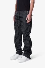 Load image into Gallery viewer, Snap Front Cargo Pants - Black