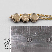 Load image into Gallery viewer, Minimalist Three Stone Australian Solid Opal Bracelet 14K Yellow Gold