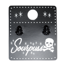 Load image into Gallery viewer, Sourpuss Earrings | Black Octopus Nautical Design