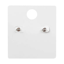 Load image into Gallery viewer, Sourpuss Earrings | Horseshoe Studs Black Gunmetal | Rockabilly Lucky Charm Jewelry