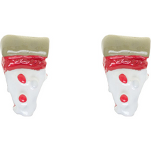 Load image into Gallery viewer, Sourpuss Pepperoni Pizza Studs Earrings | Quirky Food Jewelry
