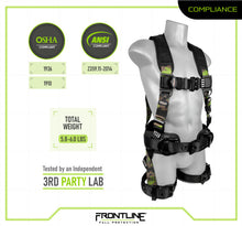 Load image into Gallery viewer, Frontline 110CTB-CF Camouflage Full Body Harness with Aluminum Hardware and Suspension Trauma Straps S