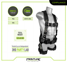 Load image into Gallery viewer, Frontline 110CTB-DC Digital Camo Full Body Harness with Aluminum Hardware and Suspension Trauma Straps M/L