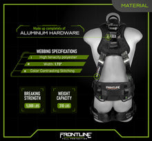 Load image into Gallery viewer, Frontline 110CTB-DC Digital Camo Full Body Harness with Aluminum Hardware and Suspension Trauma Straps XL/2X