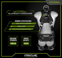 Load image into Gallery viewer, Frontline 110CTB-DC Digital Camo Full Body Harness with Aluminum Hardware and Suspension Trauma Straps S
