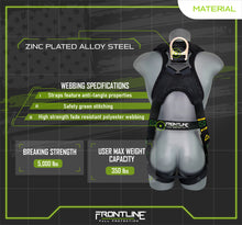 Load image into Gallery viewer, Frontline 310VQC Patriot Vest Style Harness with Airflo and Quick Connect Buckles - Made in USA Universal