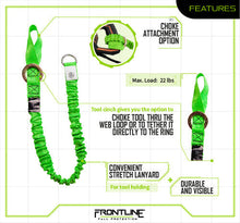 Load image into Gallery viewer, Frontline ACTLS222C ToolGrip 22 lbs Tool Lanyard Cinch with D-Ring