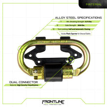 Load image into Gallery viewer, Frontline CSQ275 Dual Connector Carabiner for Twin SRL's