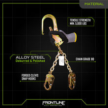 Load image into Gallery viewer, Frontline PSSW2R Rebar Positioning Chain Assembly with Swivel