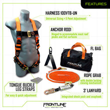 Load image into Gallery viewer, Frontline RK5PTB25 Combat Complete Roofers Kit with 25' Lifeline