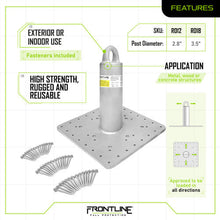 Load image into Gallery viewer, Frontline Commercial Roof Anchor CAL-OSHA Compliant 18"