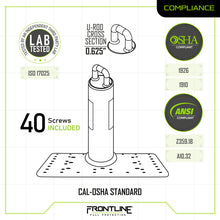 Load image into Gallery viewer, Frontline Commercial Roof Anchor CAL-OSHA Compliant 12"