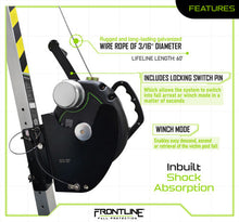 Load image into Gallery viewer, Frontline RPG603W MEGApod 60' 3-Way Self Retractable Lifeline with Retrieval System