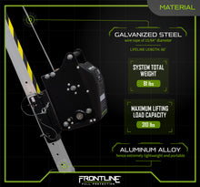 Load image into Gallery viewer, Frontline TAN07RU MEGApod Confined Space Kit 7' Aluminum Tripod with 60' Winch
