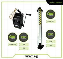 Load image into Gallery viewer, Frontline TAN10RU MEGApod Confined Space Kit 10' Aluminum Tripod with 60' Winch