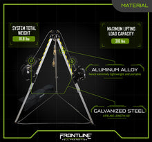 Load image into Gallery viewer, Frontline LES61S-US Patriot 6' Single Leg Elastic Lanyard with Snaphooks - Made in USA