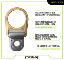 Load image into Gallery viewer, Frontline COB01SW Concrete Swiveling Anchor