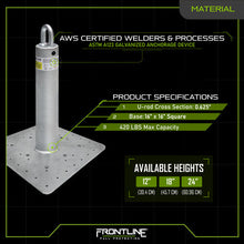 Load image into Gallery viewer, Frontline Commercial Roof Anchor 12"