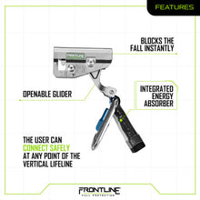 Load image into Gallery viewer, Frontline GLC38 Vertical Ladder Lifeline System Cable Glider