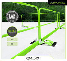 Load image into Gallery viewer, Frontline Guardrail Section for Concrete or Steel Substrates 7.5'