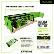 Load image into Gallery viewer, Frontline Guardrail System Non-Penetrating Complete 100' Kit - OSHA Compliant