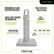 Load image into Gallery viewer, Frontline RC Concrete Roof Anchor 12"