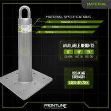 Load image into Gallery viewer, Frontline RC Concrete Roof Anchor 12"