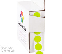Load image into Gallery viewer, 1/2&quot; Permanent Round, Color-Code Dot Stickers: 1,000/Box