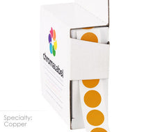 Load image into Gallery viewer, 1/2&quot; Permanent Round, Color-Code Dot Stickers: 1,000/Box