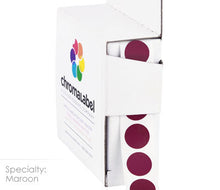 Load image into Gallery viewer, 1/2&quot; Permanent Round, Color-Code Dot Stickers: 1,000/Box