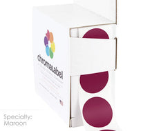 Load image into Gallery viewer, 1&quot; Permanent Round, Color-Code Dots: 1,000/Box