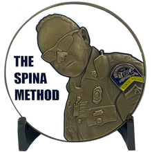 Load image into Gallery viewer, BL9-010 CSP Version 6 Spina Method Communications Challenge Coin inspired by Connecticut State Police CT Trooper Matthew Spina