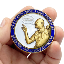 Load image into Gallery viewer, EL6-012 Heroes of the Highway Version 4 Heat Seeker Edition "Late for your Job at Nasa" CSP Challenge Coin inspired by Connecticut State Police CT Trooper Matthew Spina