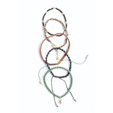 Load image into Gallery viewer, Stackable Bead and Woven Cord Bracelet | Cute &amp; Trendy Adjustable Stacked Fashion Jewelry