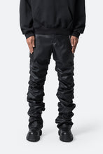 Load image into Gallery viewer, Stacked Leather Pants - Black