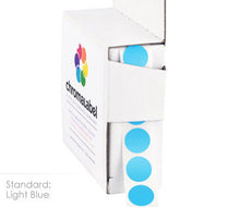 Load image into Gallery viewer, 1/2&quot; Permanent Round, Color-Code Dot Stickers: 1,000/Box