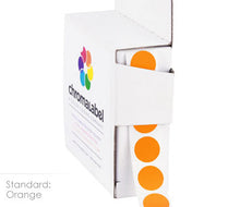 Load image into Gallery viewer, 1/2&quot; Permanent Round, Color-Code Dot Stickers: 1,000/Box