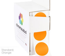 Load image into Gallery viewer, 1&quot; Permanent Round, Color-Code Dots: 1,000/Box