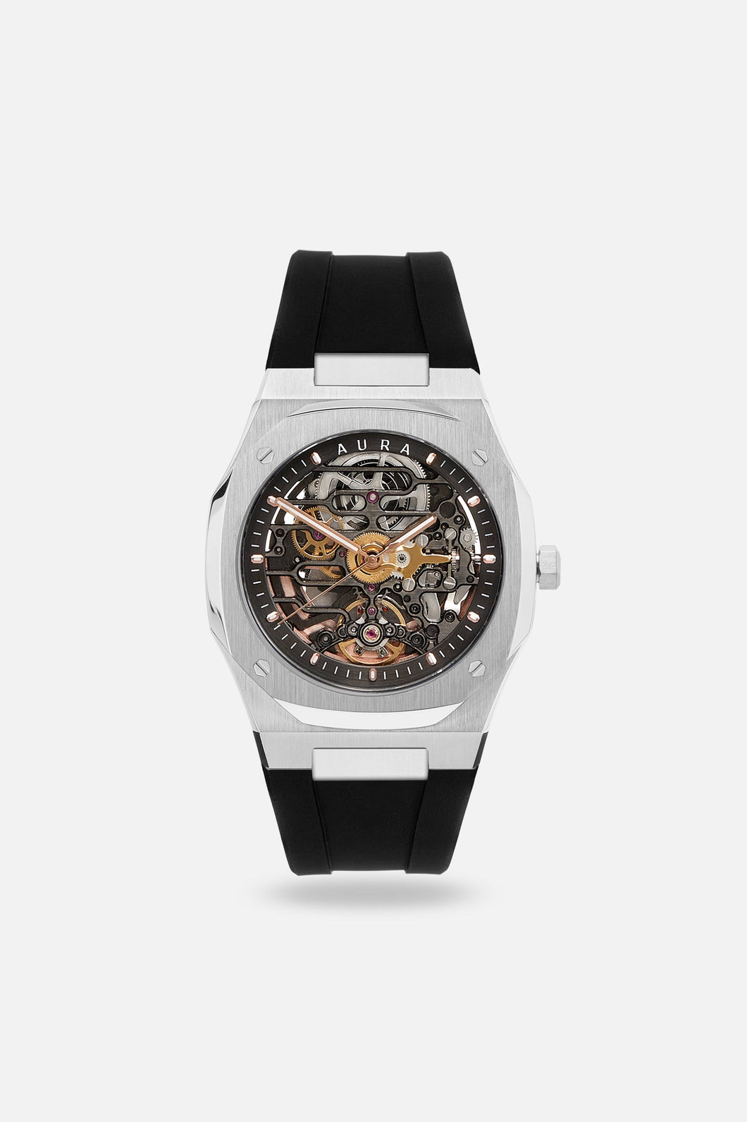 Aura Watch: Black & Silver