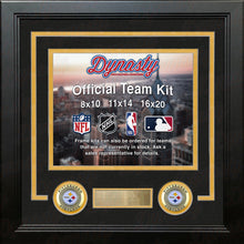 Load image into Gallery viewer, Pittsburgh Steelers Custom NFL Football 8x10 Picture Frame Kit (Multiple Colors)