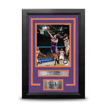 Load image into Gallery viewer, Steve Nash in Action Phoenix Suns 8" x 10" Framed Basketball Photo with Engraved Autograph