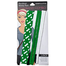 Load image into Gallery viewer, Stretchy Braid and Knotted Headbands | Yoga Workout Headband Packs and Singles